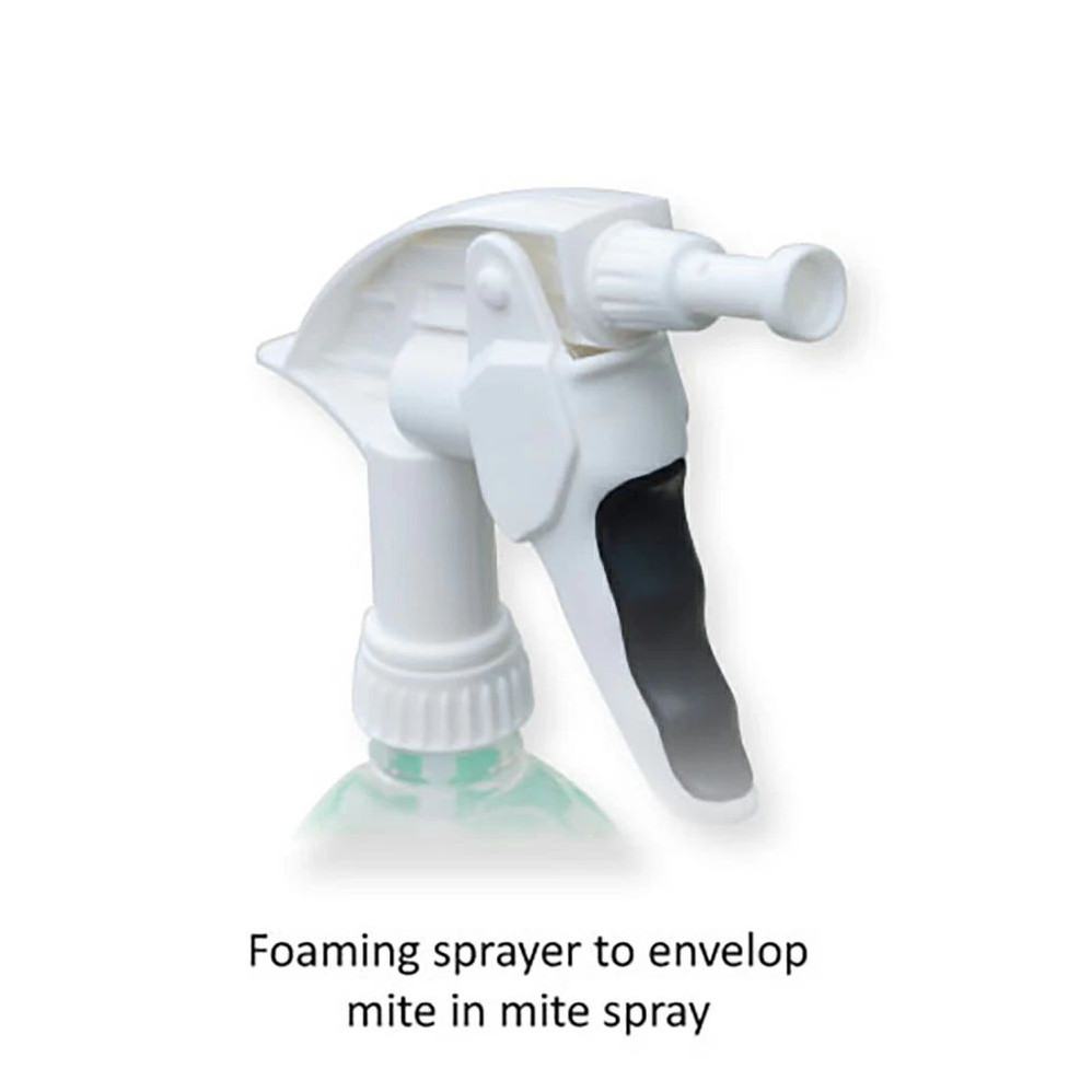 (59-130) Mite Spray, 975ml w/ Foaming Sprayer 975ml/Unit