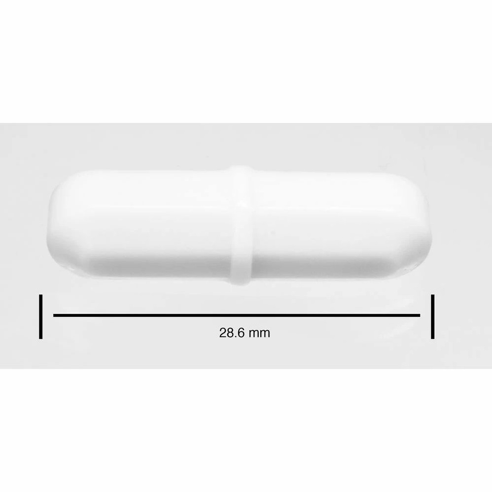 (93-135) Magnetic Stir Bar Octagon, White 1 Stir Bar/Unit