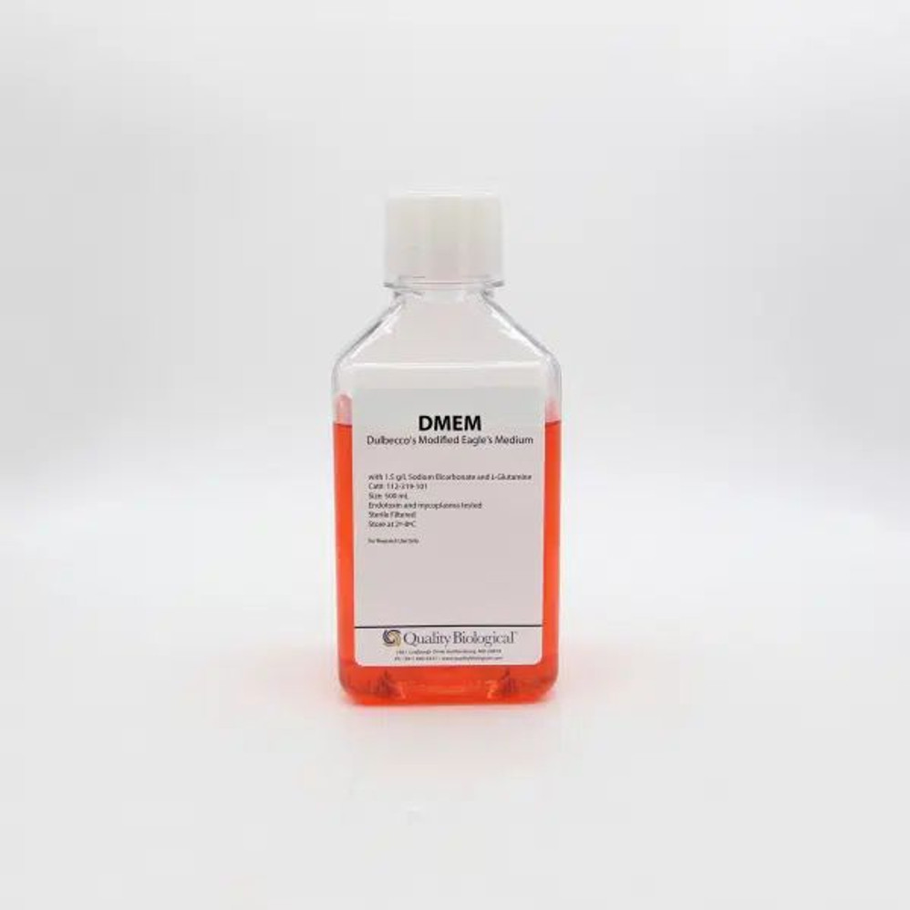 (25-741) DMEM with 1.5g/L Sodium Bicarb w/ High Gluc, Sodium Bicarb 500 mL/Unit