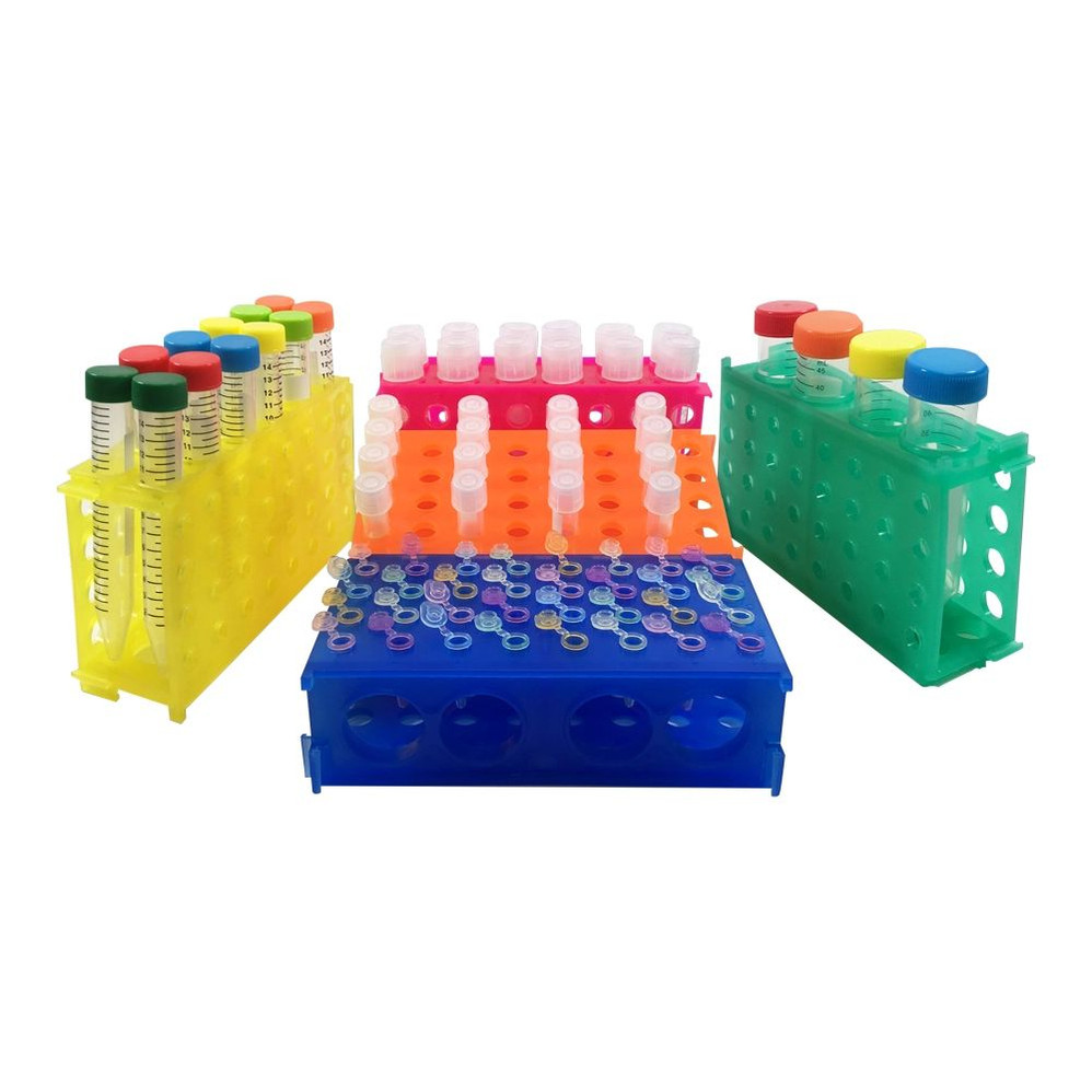 MTC Bio R1030 MTC Bio R1030 4 Way Rack, Rainbow Pack, 4x50, 12x15, 32x1.5/0.5ml, 5 Racks/Unit, 4x50, 12x15, 32x1.5/0.5ml, 5 Racks/Unit Primary Image