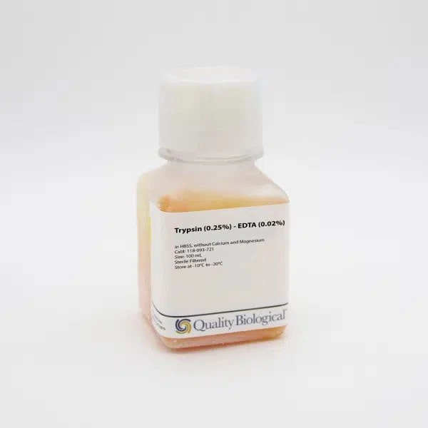 (25-510) Trypsin-EDTA, 0.25% 1X without Calcium and Magnesium 6 x 100 mL/Unit