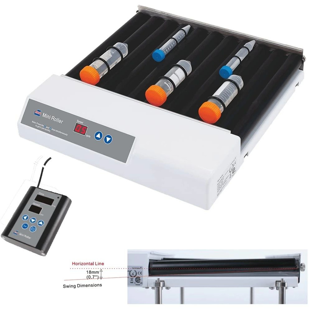 (27-537) Stackable Tube Roller 6 Roller Bars 1 Tube Roller/Unit