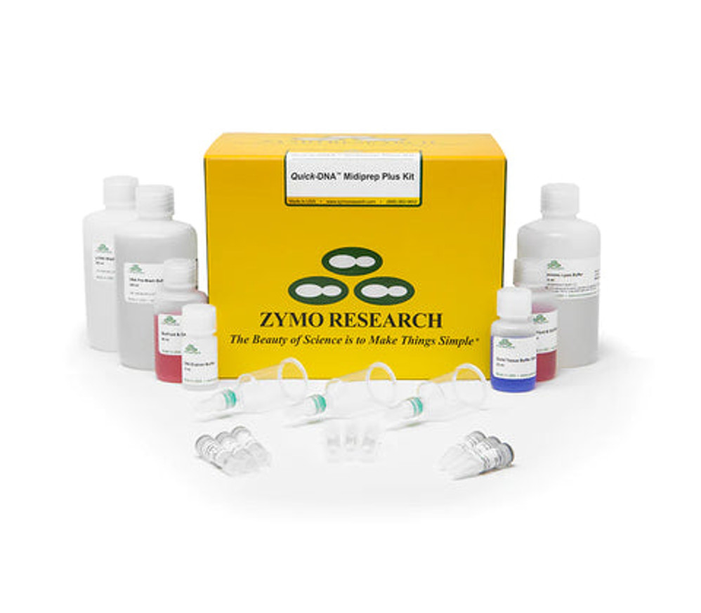 (11-317MD) Quick-DNA MidiPrep Plus Kit Uncapped Columns 25 Preps/Unit