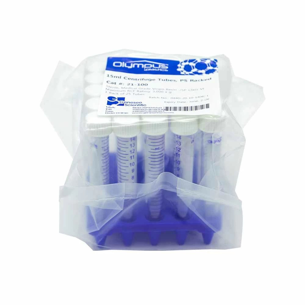 Olympus Conical Polystyrene Centrifuge Tubes