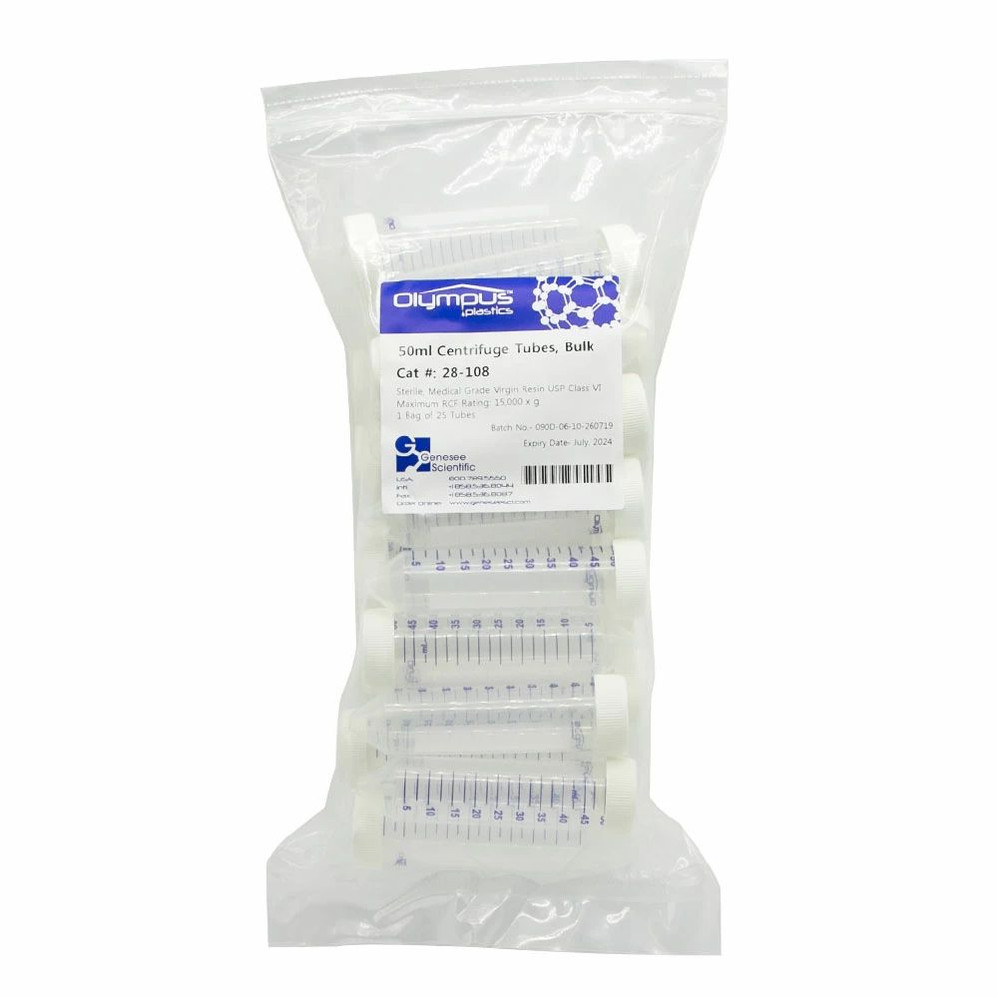 Olympus Conical Polypropylene Centrifuge Tubes