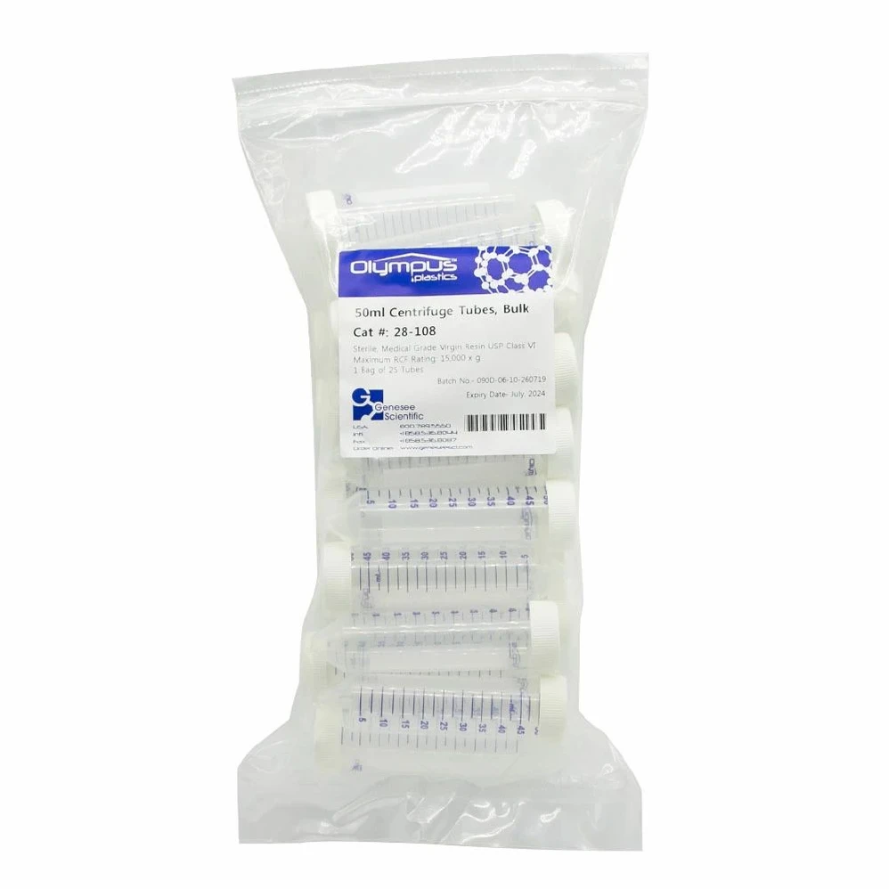 Olympus Conical Polypropylene Centrifuge Tubes