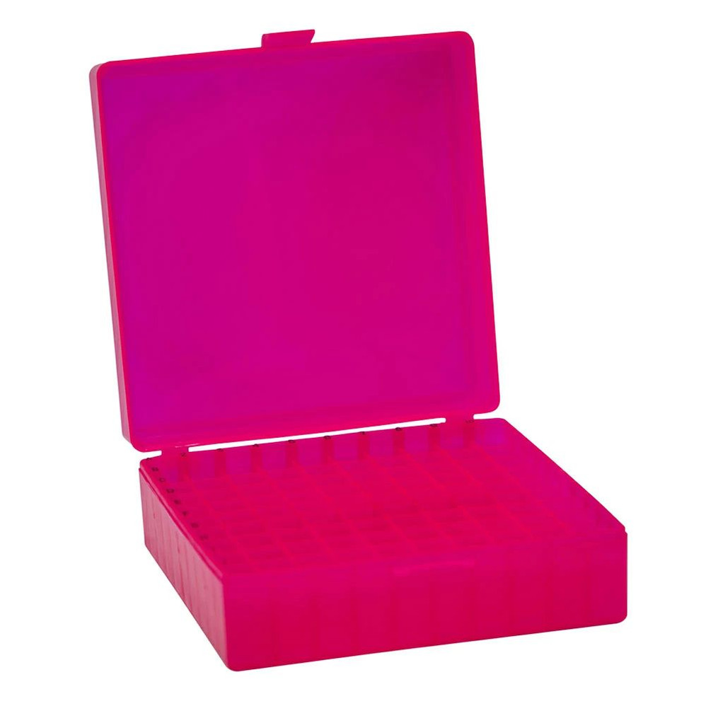 100-Place Tube Storage Box with Lid for 1.5-2ml Tubes