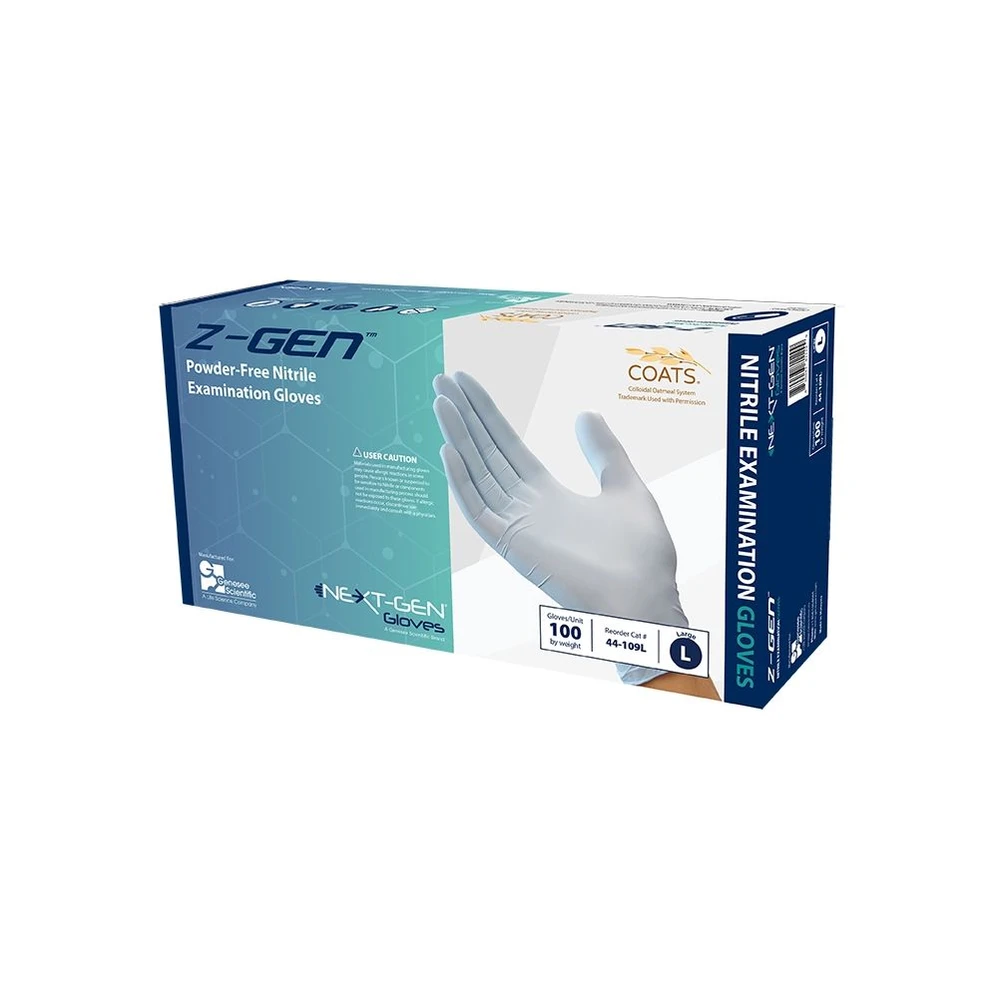 Z-GEN Nitrile Gloves, Powder-Free