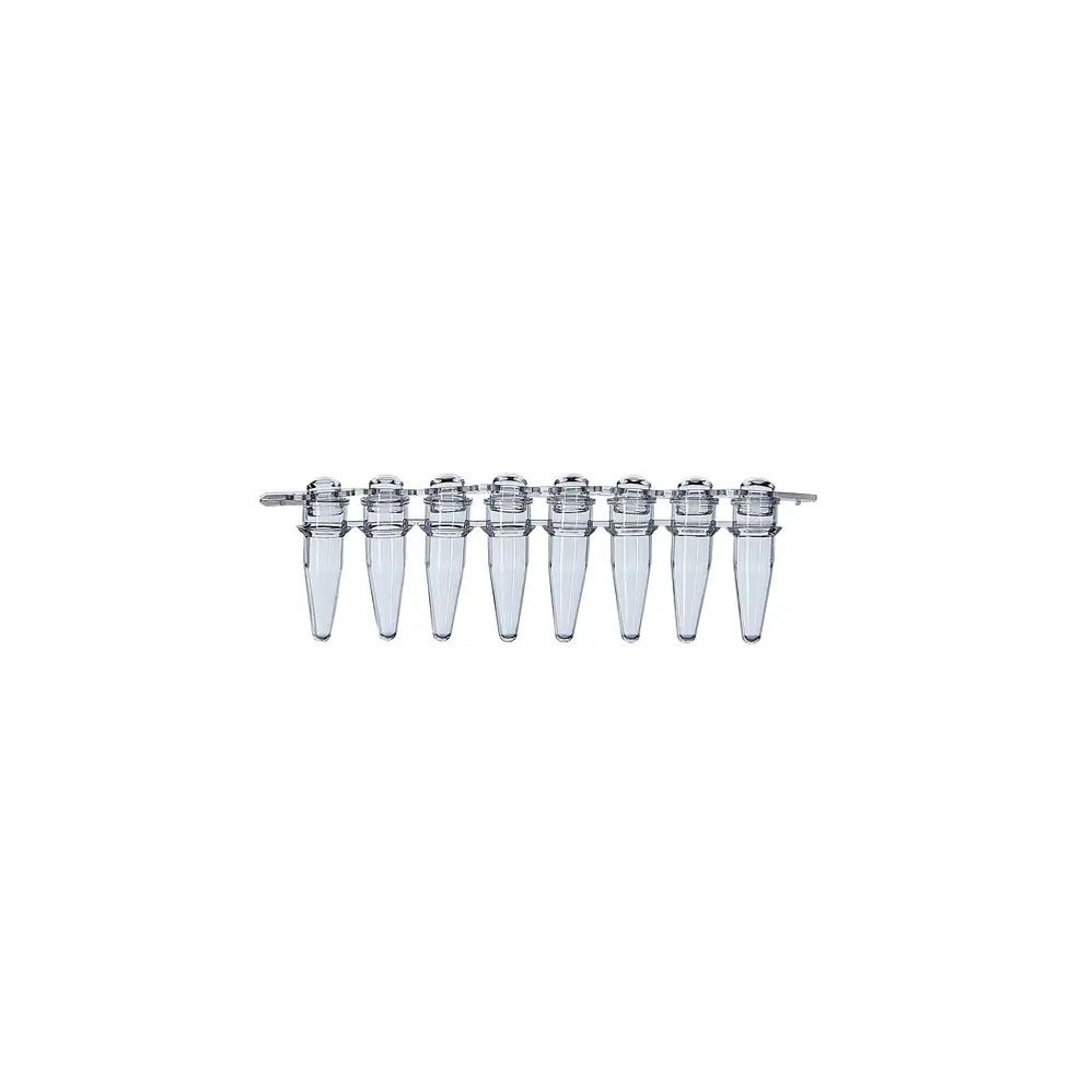 Olympus 0.2ml 8-Strip PCR Tubes, V-Seal Caps