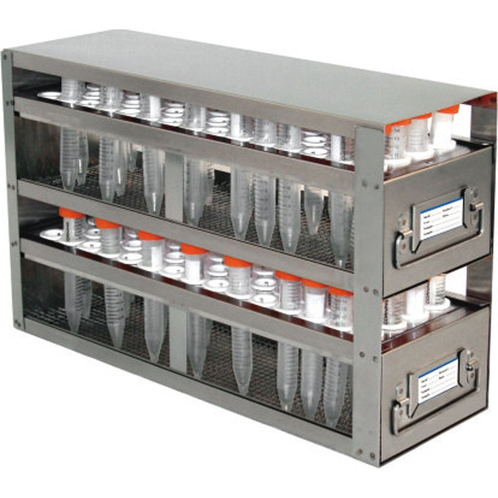 Upright Freezer Drawer Racks for 15 mL Tubes