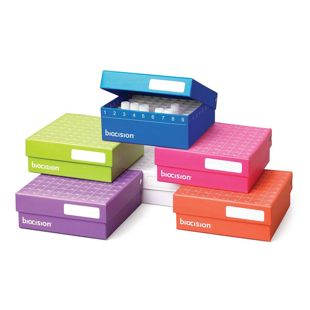 BioCision 2" H Hinged CryoBox, 81-Place - 5/Unit