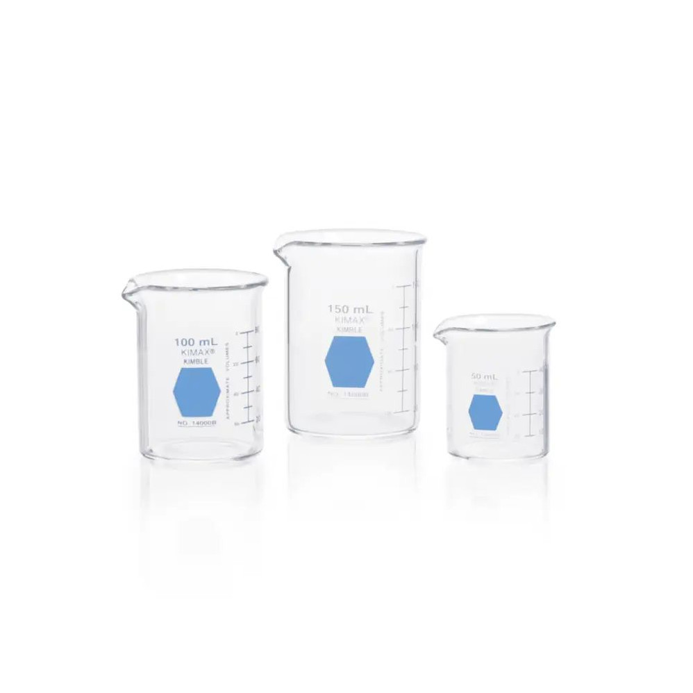 KIMBLE® Griffin Beakers, Blue Scale