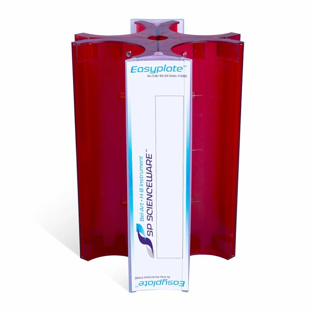 Bel-Art 100mm Petri Dish Rack, 9.5in.