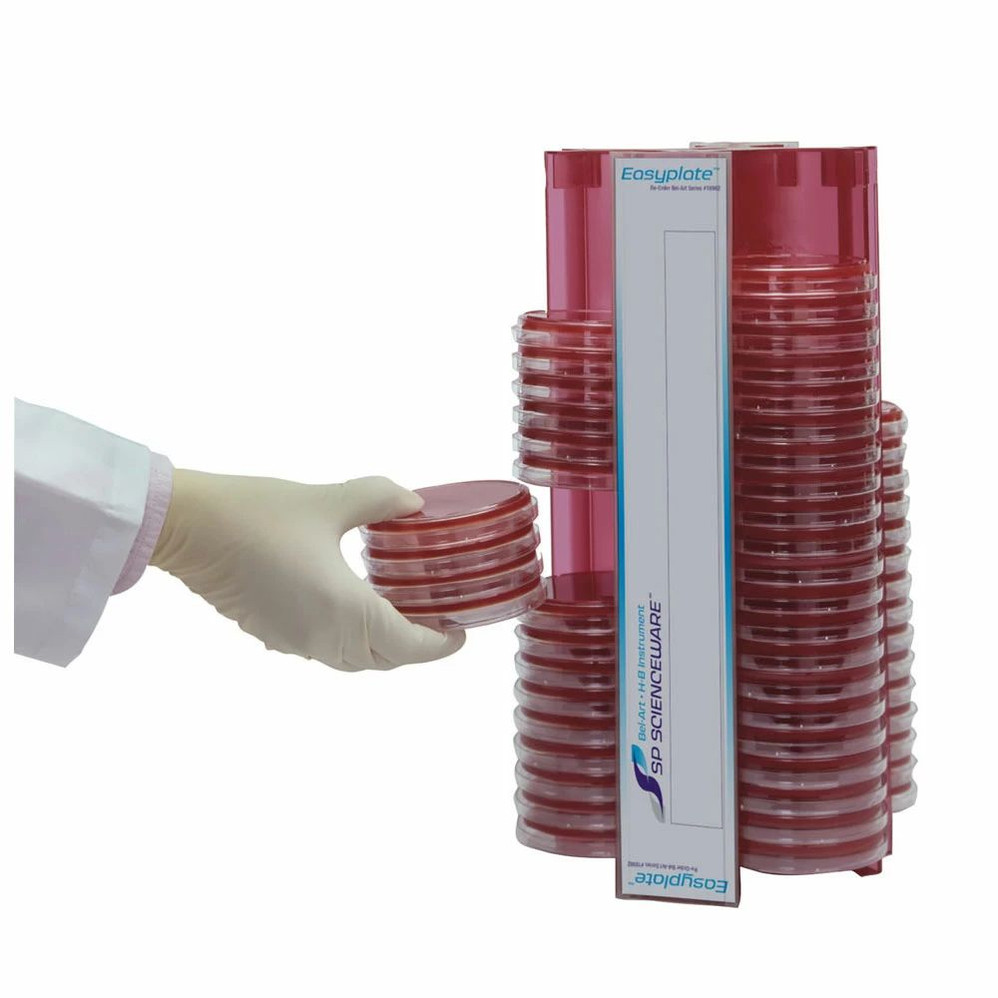 Bel-Art 100mm Petri Dish Rack, 9.5in.