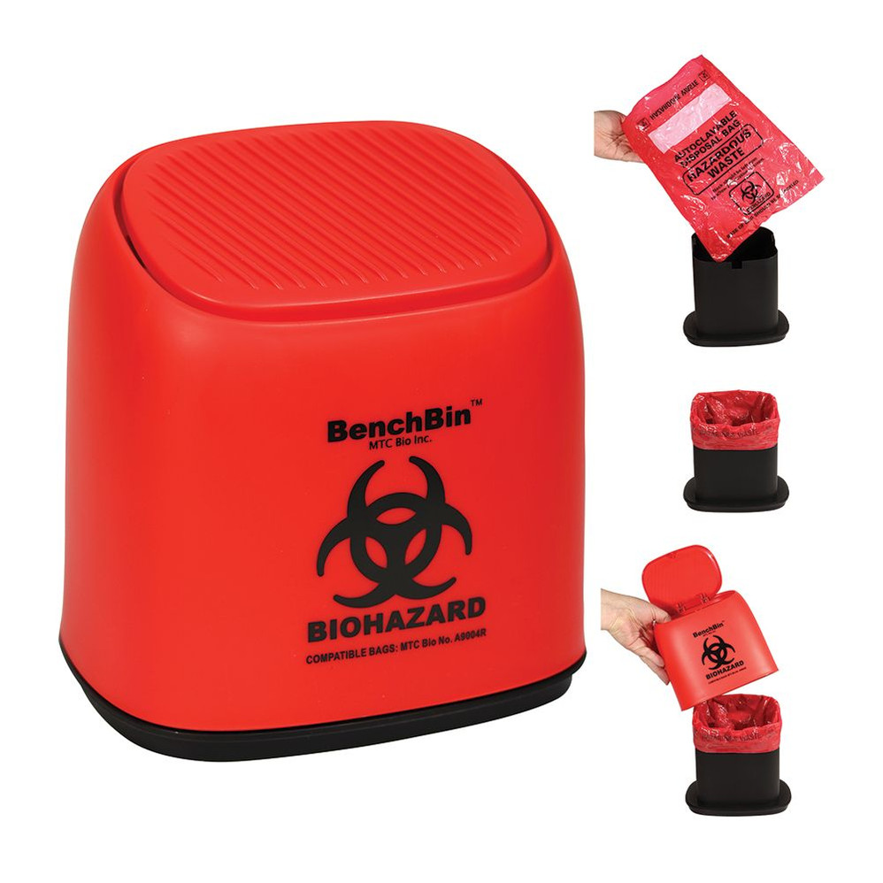 BenchBin™ Benchtop Biohazard Bin, 1.5L