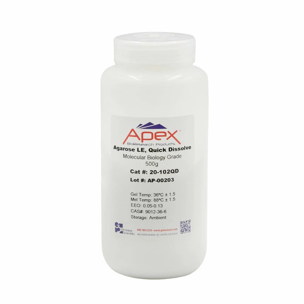 Apex Quick Dissolve LE Agarose, Ultra Pure