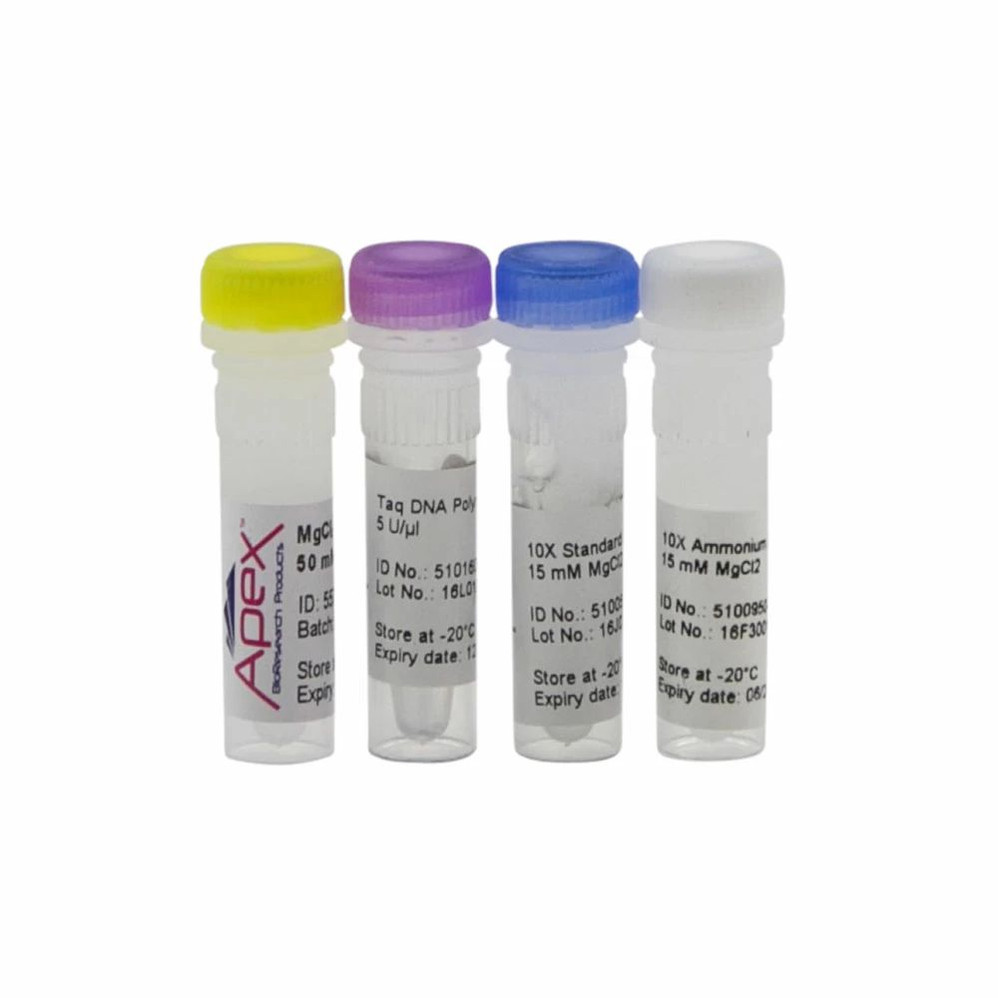Apex Taq DNA Polymerase, 5 U/μL, 10X Standard & NH4 Buffers (Mg Free)