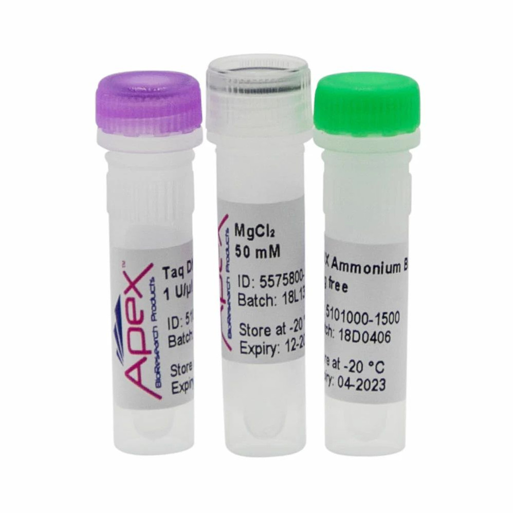 Apex Taq DNA Polymerase, 1 U/μL, 10X NH4 Buffer (Mg Free)