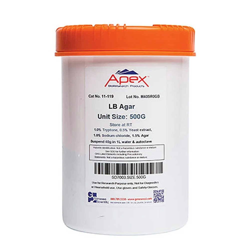 Apex LB Agar (Miller) Mix
