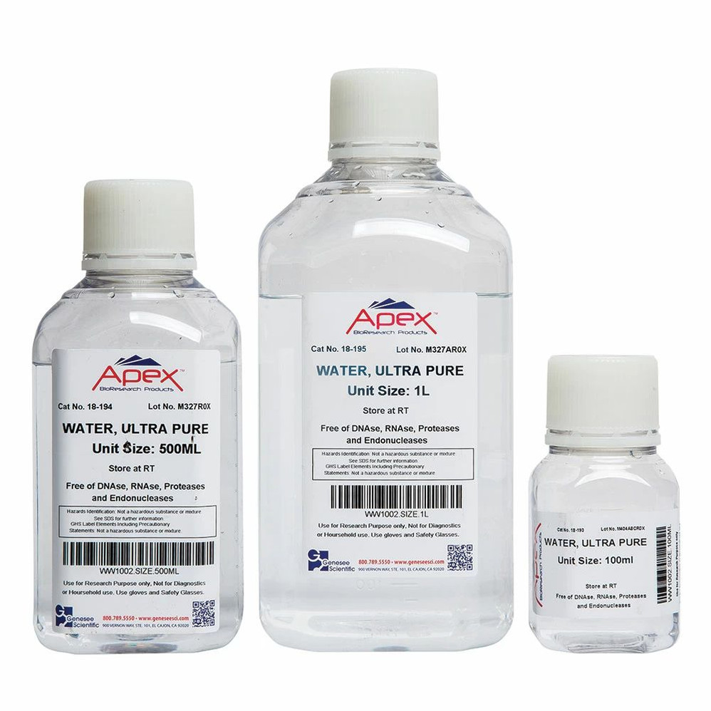 Apex Water, Molecular Biology Grade
