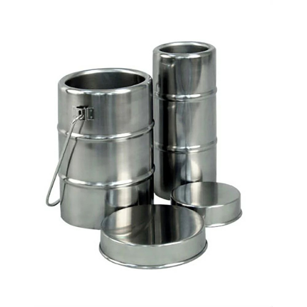 Steel Dewar Flask w/Lid