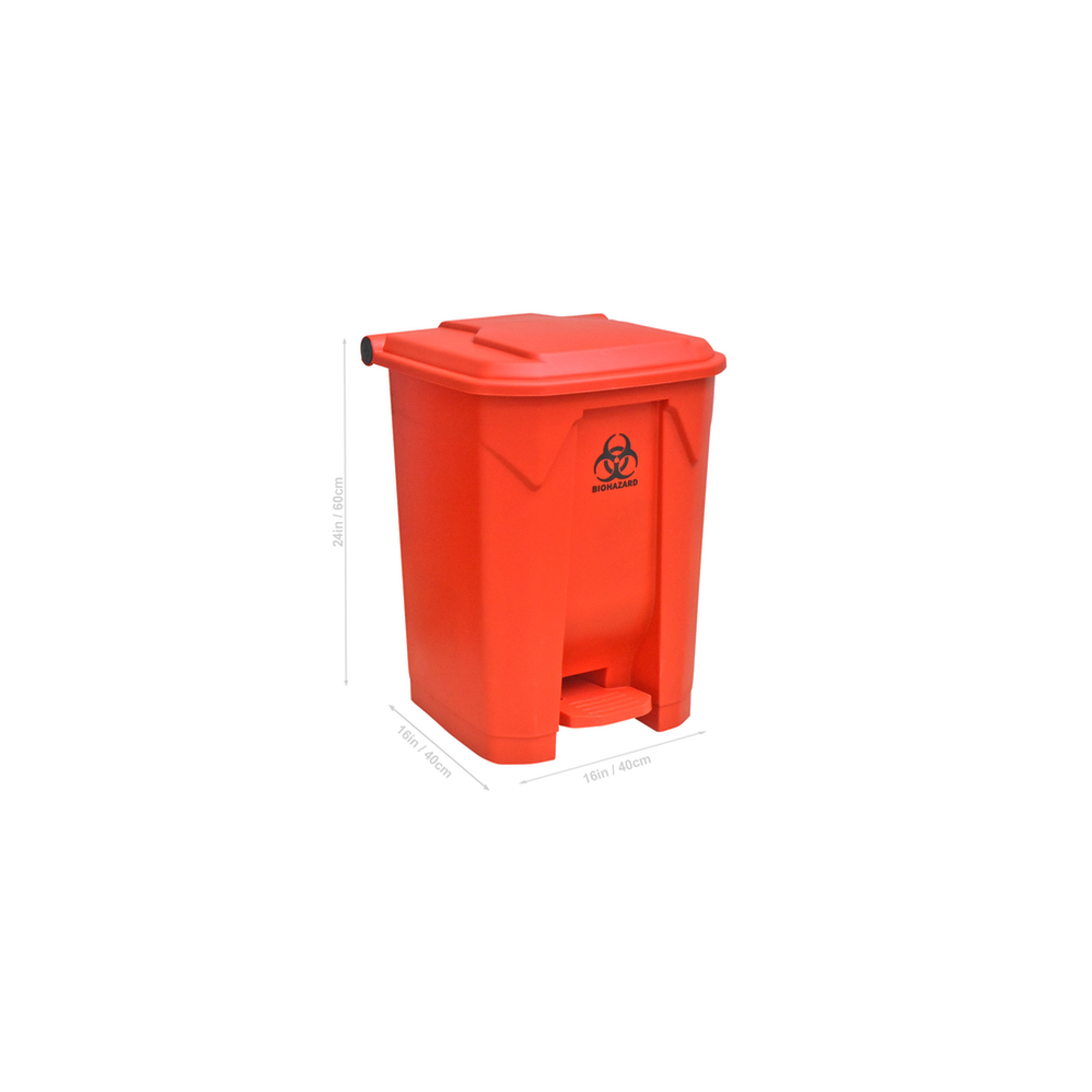 (30-219) BowTie Biohazard Bin With hands-free foot pedal 1 Bin/Unit