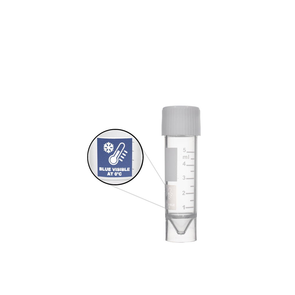 Olympus Sterile Transport Tubes & Caps with Temperature Indicators