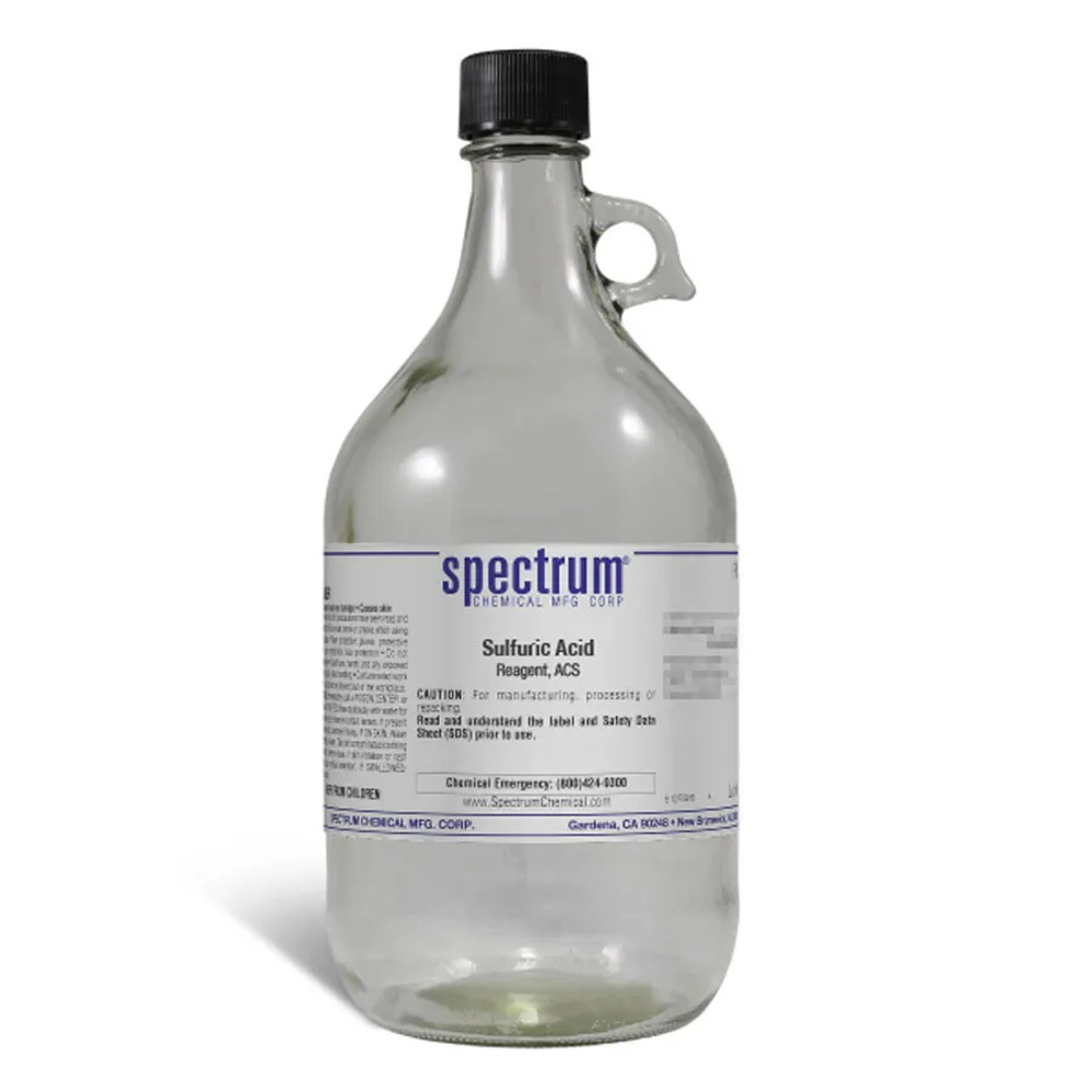 (94-133) Sulfuric Acid, 95.0 -  98.0 % Reagent, ACS, CAS 7664-93-9 6 x 2.5 L Bottle/Unit