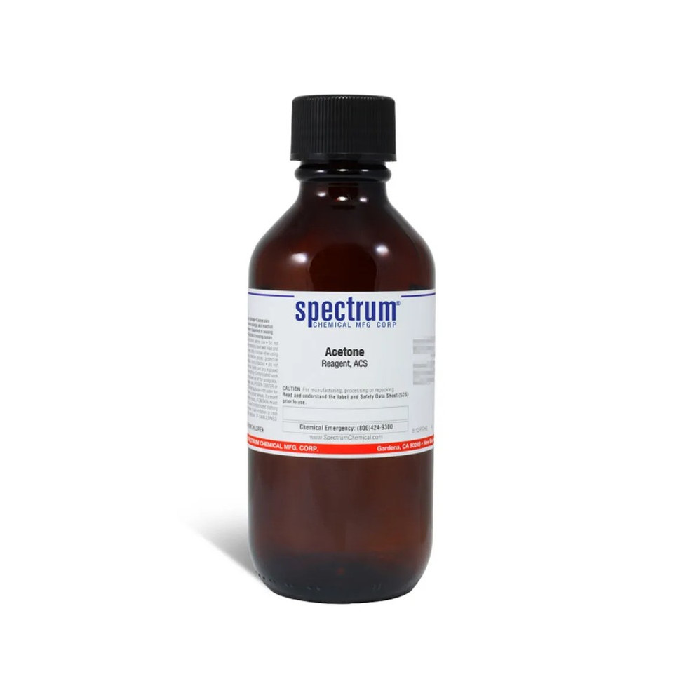 (94-207) Acetone, 99.5% Reagent, ACS, CAS 67-64-1 6 x 500 mL Bottle/Unit