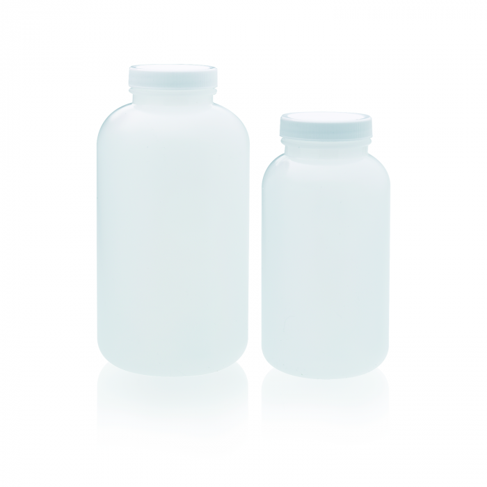 WHEATON Wide Mouth Round Packer Bottles