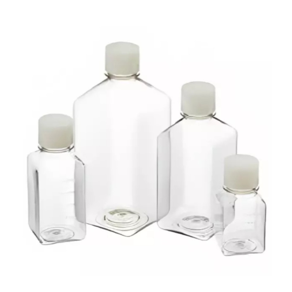GenClone® Square Media Bottles, PET
