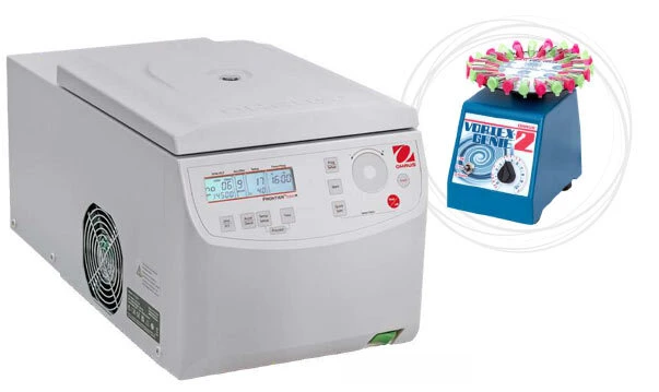 OHAUS Frontier Micro Centrifuge and Vortex-Genie 2