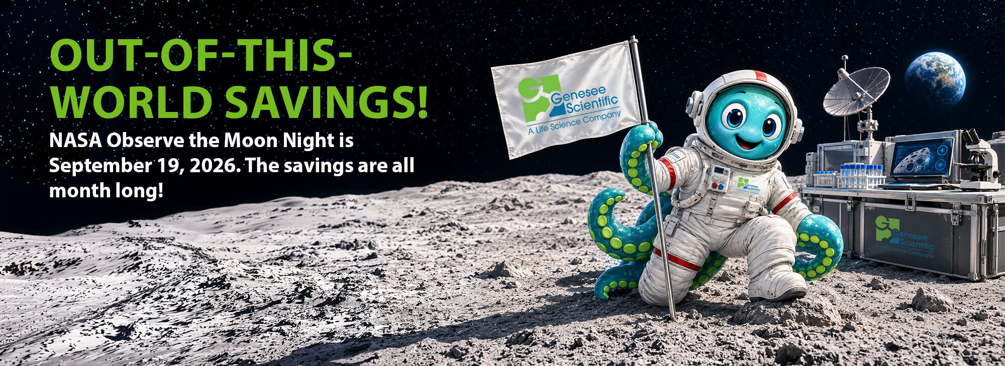 Summer's Ending. Savings Aren't. september savings event featuring Genesee Scientific laboratory products.