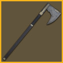 Bearded Axe of Gimli | Lord of the Rings | Officially Licensed | Stainless Steel | Gold Engravings