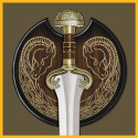 Sword of Eowyn | Lord of the Rings | Officially Licensed | Wood display Plaque