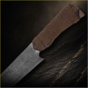 Uruk Hai Scimitar Sword - Lord of the Rings - High Carbon Steel Construction - Leather Wrapped - Wooden Grip