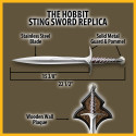 Sting Sword of Bilbo Baggins - The Hobbit - Officially Licensed