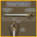 Herugrim Sword - Battle Forged Edition - Lord of the Rings