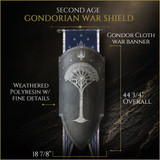 Gondorian War Shield | Lord of the Rings | Officially Licensed