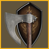 Rohan War Axe | Lord of the Rings | Officially Licensed | Display Plaque