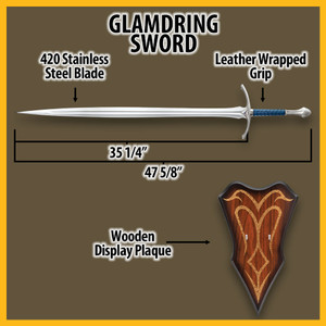 Glamdring Sword Of Gandalf - Lord of the Rings Glamdring Sword Of Gandalf - Lord of the Rings