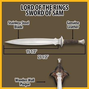 Sword of Sam | Lord of the rings | Officially Licensed Sword of Sam | Lord of the rings | Officially Licensed