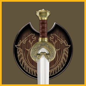 Herugrim Sword | Lord of the Rings | Officially Licensed | Wooden Display Plaque Herugrim Sword | Lord of the Rings | Officially Licensed | Wooden Display Plaque