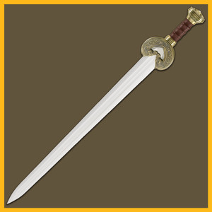 Herugrim Sword | Lord of the Rings | Officially Licensed | Brass Plated | Leather Hilt Herugrim Sword | Lord of the Rings | Officially Licensed | Brass Plated | Leather Hilt