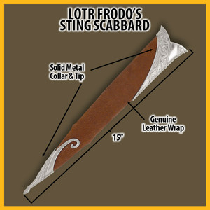 Sting Sword Scabbard | Lord of the Rings | Officially Licensed Sting Sword Scabbard | Lord of the Rings | Officially Licensed