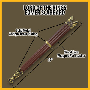 Sword Of Eomer Scabbard | Lord of the Rings | Officially Licensed