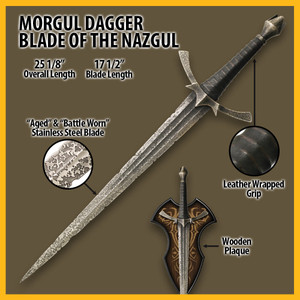 Morgul Dagger Blade of Nazgul - The Hobbit - Officially Licensed