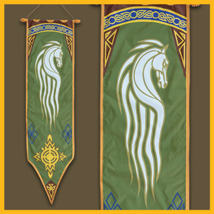 The Lord of the Rings Rohan Banner