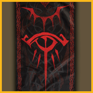 Sauron War Banner Close Up