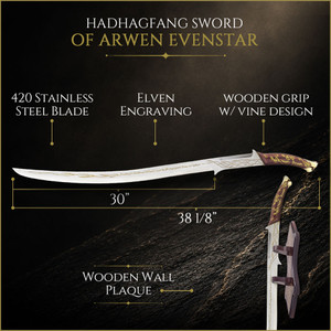 Sword Of Arwen Evenstar | Lord of the rings | Officially Licensed